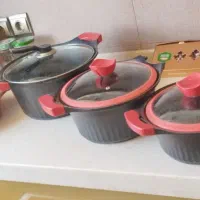 سرویس قابلمه ۸ پارچه سرامیک یونیک کد 8776 خارجی