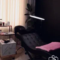 تخت مژه،فیبروز فیشیال لاکچری و ترولی سفید