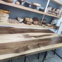 ساخت میز اسلب گردو