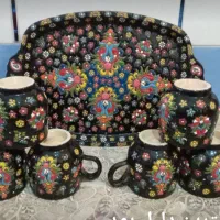 میناکاری روی سفال