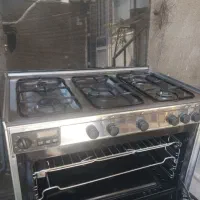 اجاق گاز ۵شعله رویه استیل۸