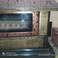 بخاری طرح شومینه هیتا شعله کاملا سالم|بخاری، هیتر، شومینه|رشت, پل تالشان|دیوار