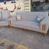 مبل ۷ نفره ۱۰ ماه واقعی|مبلمان خانگی و میز عسلی|خمینیشهر, |دیوار