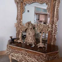 آیینه و شمعدان دکوری
