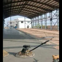 اجرای بتن ریزی کف با دستگاه مالهپروانه ای