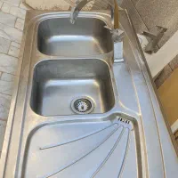 سینک دوقلو البرز با شیر الات
