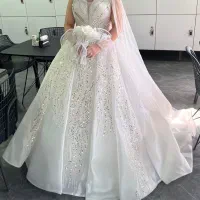 لباس عروس عربی سنگ دوزی نو فروش فوری