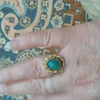 انگشتر نگین فیروزه ۲درصد