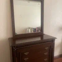 میز توالت چوب گردو