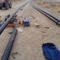 لوله کشی پلی اتلین درخدمت کشاورزان