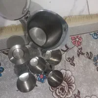 پاچ لیوان استیل وسایل اشپزخانه|ظروف سرو و پذیرایی|کرمانشاه, |دیوار