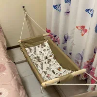 گهواره سنتی ماتاکیدز مدل لاوین نسکافه ای