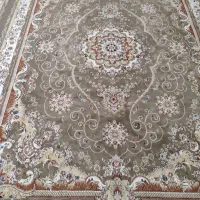 فرش ماشینی  جفت ۱۲ متری گردویی