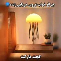 چراغ خواب عروس دریایی زنده هدیه ویژه|چراغ خواب و آباژور|تهران, حکیمیه|دیوار