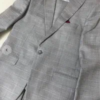کت شلوار طوسی مردانه چهارتیکه در حد نو نو