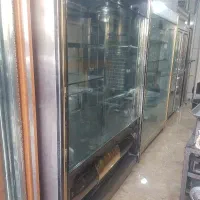 یخچال کبابی چهاردر  استیل دودی وطلای