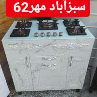 گاز کمد دار چوبی طوسی مشکی|اجاق گاز و لوازم برقی پختوپز|بوشهر, |دیوار
