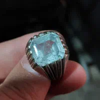 انگشتر آکوامارین اصل ماداگاسکار فروش و معاوضه|جواهرات|کرمانشاه, |دیوار