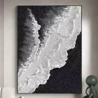 تابلو تکسچر سه بعدی دریا