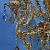 آباژور/ کنار سالنی برنجی طرح فرشته