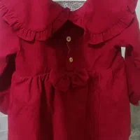 پیراهن مخمل کبریتی یلدایی آستردار