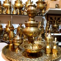 کلکسیونی قدیم aa برنجی ذغالی مسی گازی زغالی سماور|کلکسیون اشیاء عتیقه|اصفهان, دستگرده|دیوار