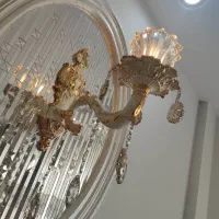 لوستر ۱۶شعله با دیوارکوب