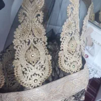 فروش یک جفت دمپایی وپارچه  مجلسی|کیف، کفش، کمربند|فین, |دیوار