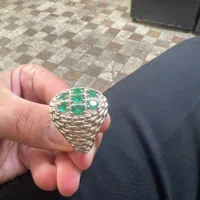 انگشتری زمرد اصل پنجشیر|جواهرات|تبریز, |دیوار