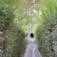 لباس عقد همراه با تور سر|لباس|چهاردانگه (تهران), |دیوار