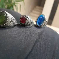 سه حلقه انگشتر نقره