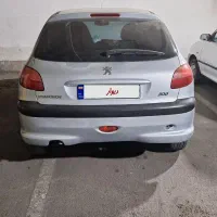 پژو۲۰۶ بدون رنگ کم کار|خودرو سواری و وانت|تهران, وحیدیه|دیوار
