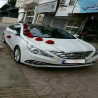 کرایه ماشین سوناتا وای اف سفید|خودرو اجارهای|قزوین, |دیوار