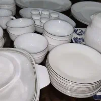 سرویس غذاخوری 12نفره آرکوپال آمریکایی بارفتن|ظروف سرو و پذیرایی|تهران, حکیمیه|دیوار