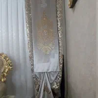 پرده پذیرایی به همراه کناره|پرده، رانر، رومیزی|شهریار, شهرک وائین|دیوار