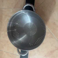 آبکش استیل دستهدار * در حد نو|ظروف پختوپز|تهران, ازگل|دیوار