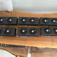 ۶ عدد کارت گرافیک RX 5700 XT XFX درحد‌نو