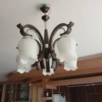 لوستر پنج شاخه|لوستر و چراغ آویز|اصفهان, خرم|دیوار