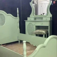 سرویس خواب دخترانه|تخت و سرویس خواب|ایزدشهر, |دیوار