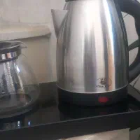 چای ساز برقی همراه قوری پیرکس