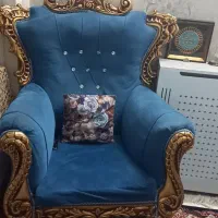 مبل استیل ۷نفره سالم و شیک با جلومبلی فقط ۵و۲۰۰|مبلمان خانگی و میز عسلی|تهران, فلاح|دیوار