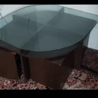 میز جلو مبلی همراه ۳تا عسلی سالم