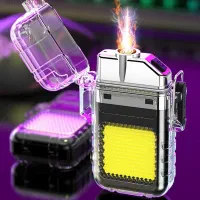 فندک الکتریکی (شارژی) چراغ قوه دار