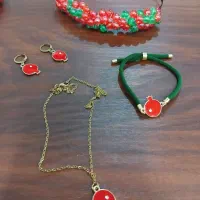 فروشنده ست های یلدایی ودمپایی مکرومه دوزی شده|کیف، کفش، کمربند|لاهیجان, پردسر|دیوار