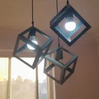 لوستر فلزی|لوستر و چراغ آویز|رشت, دیلمان|دیوار