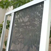 توری پلیسه دروپنجره دوجداره upvc
