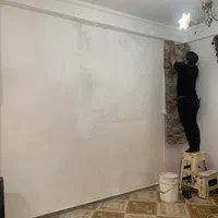 نصاب کاغذ دیواری حرفه ای و بدون کوچیکترین نقصی|خدمات پیشه و مهارت|ماسال, |دیوار