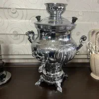 سماور به همراه ست قوری و سینی و کاسه و پارچ|سماور، چایساز، قهوهساز|ری, امین آباد|دیوار