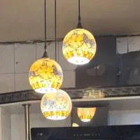 دو عدد لوستر شیک و اسپرت|لوستر و چراغ آویز|اندیمشک, |دیوار