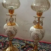 شمعدون جفتی گویی سفید|صنایع دستی و سایر لوازم تزئینی|مشهد, توس فردوسی|دیوار